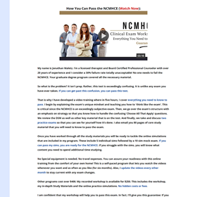 About NCMHCE: About NCMHCE